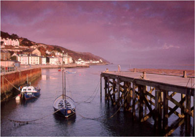 Pier at Aberdovey photographed by Andrew McCartney.